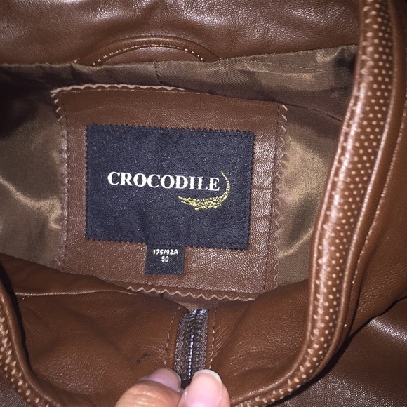 Gorgeous like new unisex lamb skin jacket. Chocolate brown - Picture 4 of 4